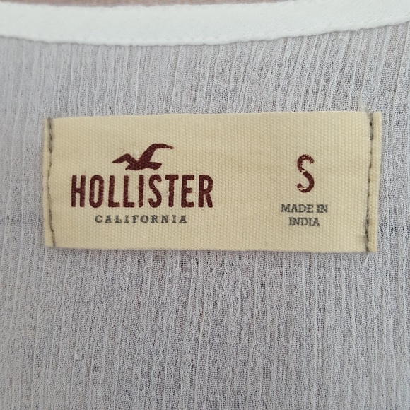 Hollister Women's Sheer Beaded Top - Picture 5 of 7
